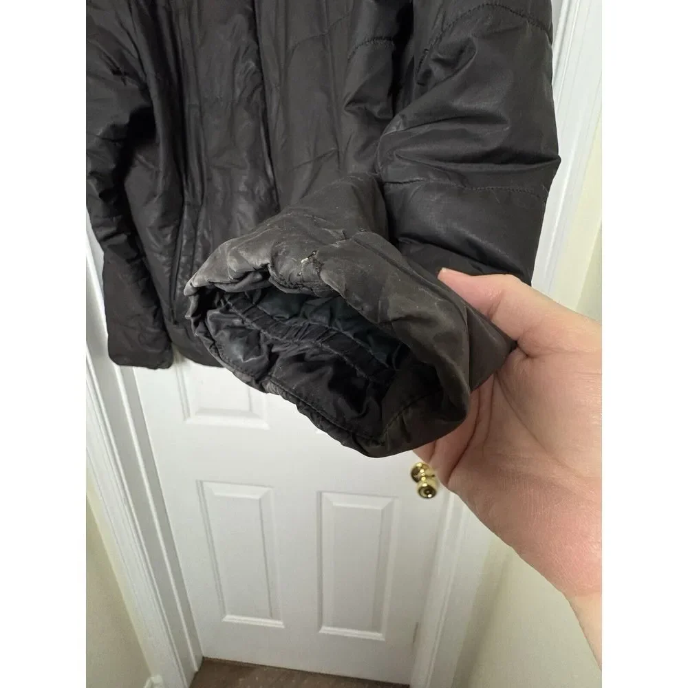The North Face Long‎ Sleeve Full Zip Jacket Men's Size XL Windbreaker Black Top